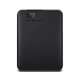 WD Elements Portable externe Festplatte 1 TB (mobiler Speicher, USB 3.0-Schnittstelle, Plug-and-Play, kompakt und leicht) schwarz