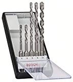 Bosch Professional 5tlg. Hammerbohrer Set SDS plus-7X (für Beton und Mauerwerk, Zubehör Bohrhammer)