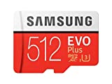 Samsung Memory MB-MC512GAEU 512 GB Class 10 - U3 EVO Plus Micro SD Karte mit Adapter