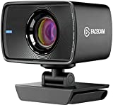 Elgato Facecam - Full-HD-Webcam (1080p60) für Streaming, Gaming, Videokonferenzen, Sony-Sensor, fortgeschrittene Lichtkorrektur, Bedienung wie bei einer DSLR, für OBS, Zoom, für PC/Mac